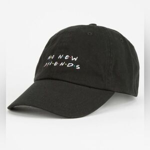 BLUE CROWN No New Friends Dad Hat